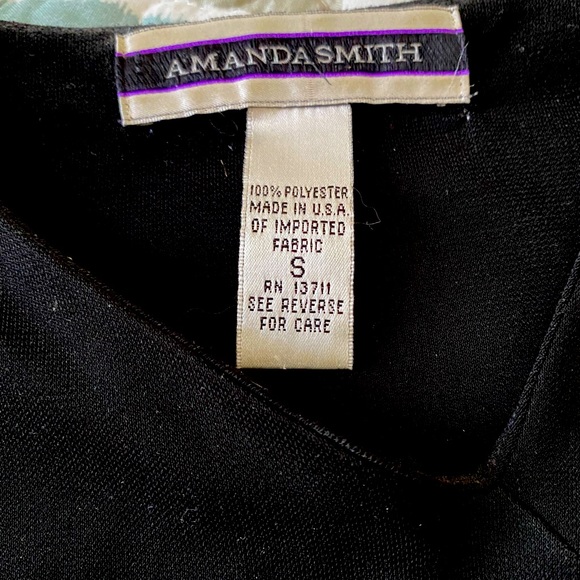 Amanda Smith black maxi dress in a small w/slits - Picture 3 of 5